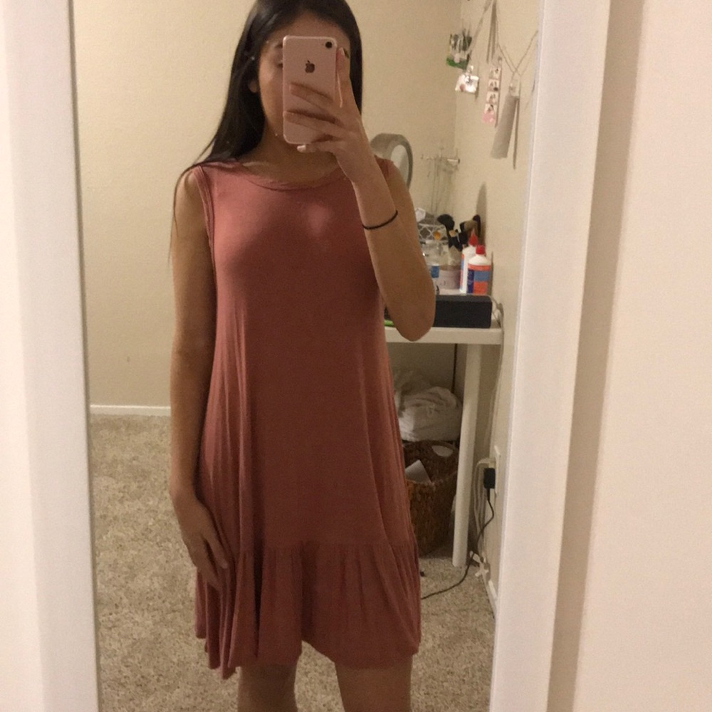 Pink Flowy Dress